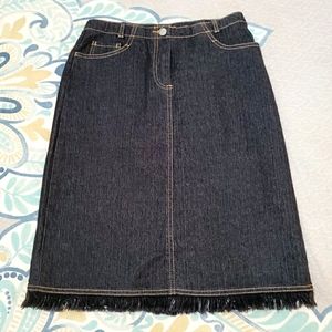 CAbi denim skirt